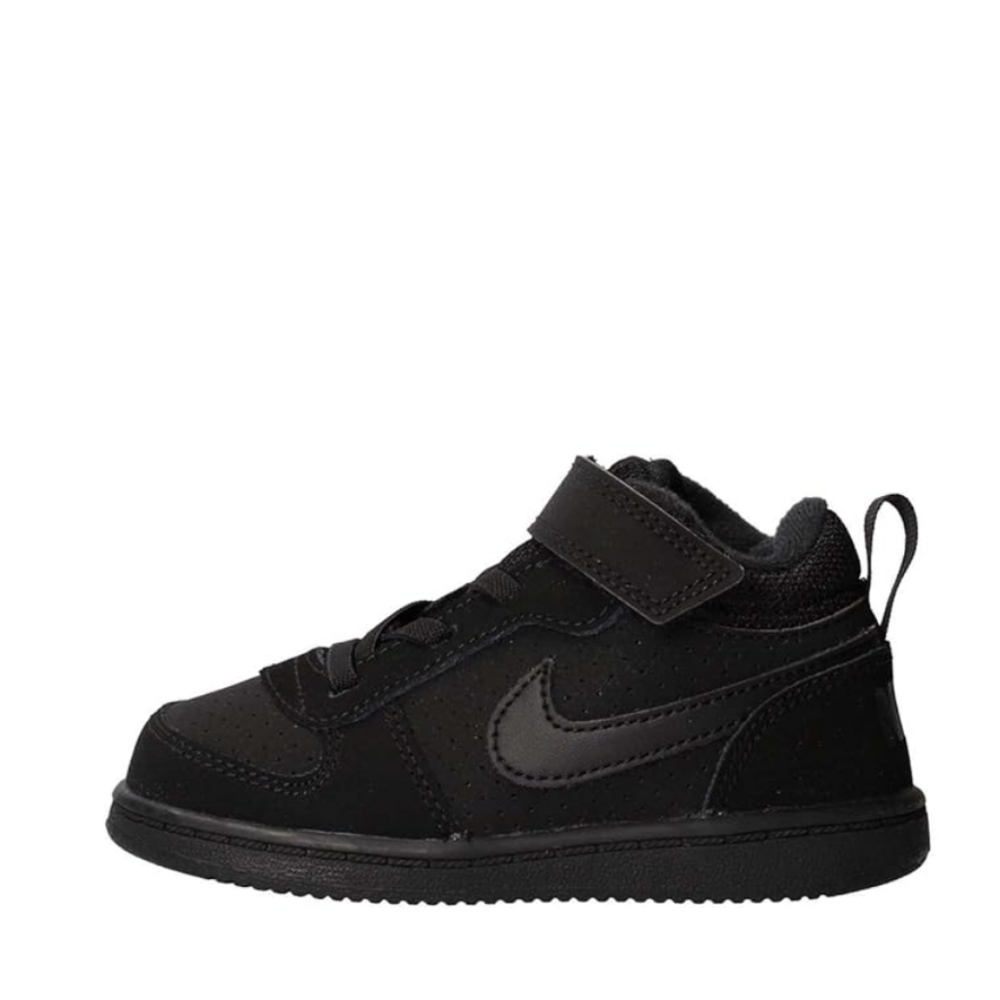 Nike Kids' Black Court Borough Mid Sneakers